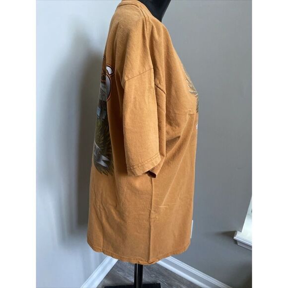 Harley-Davidson Black Short Sleeved Shirt L Large LG St Charles Missouri Orange - Picture 5 of 10